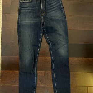 Agolde Women's Dark Blue Skinny Jeans